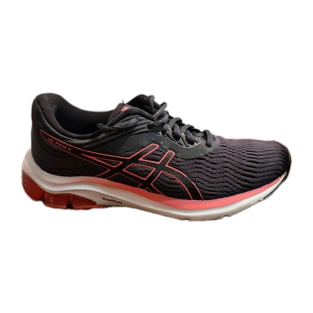 Asics Women's Gel-Pulse 11 Size 8 Running Shoe Trainers Sneakers‎ Black Pink